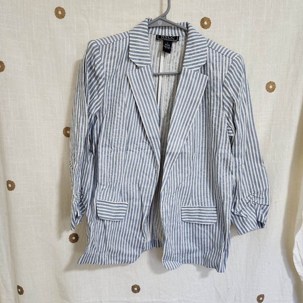 Nycc Womens Striped blazer Size Small